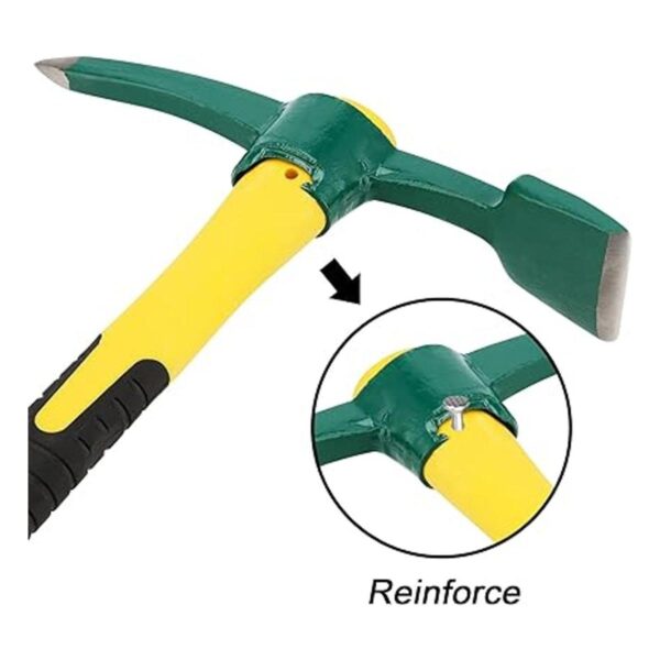 MOUYAT Azada Mattock de 23 pulgadas con mango de fibra de_3