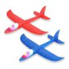 CCINEE Paquete de 2 juguetes LED de avión 17.3 pulgadas