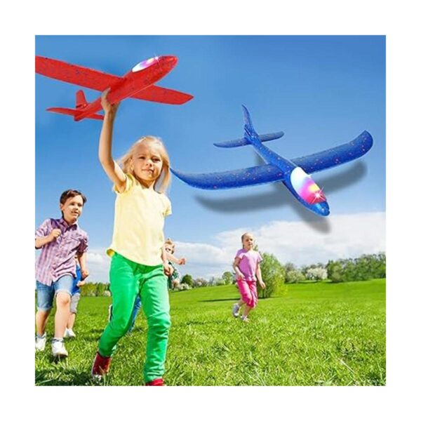 CCINEE Paquete de 2 juguetes LED de avión 17.3 pulgadas