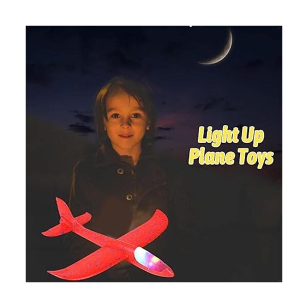 CCINEE Paquete de 2 juguetes LED de avión 17.3 pulgadas