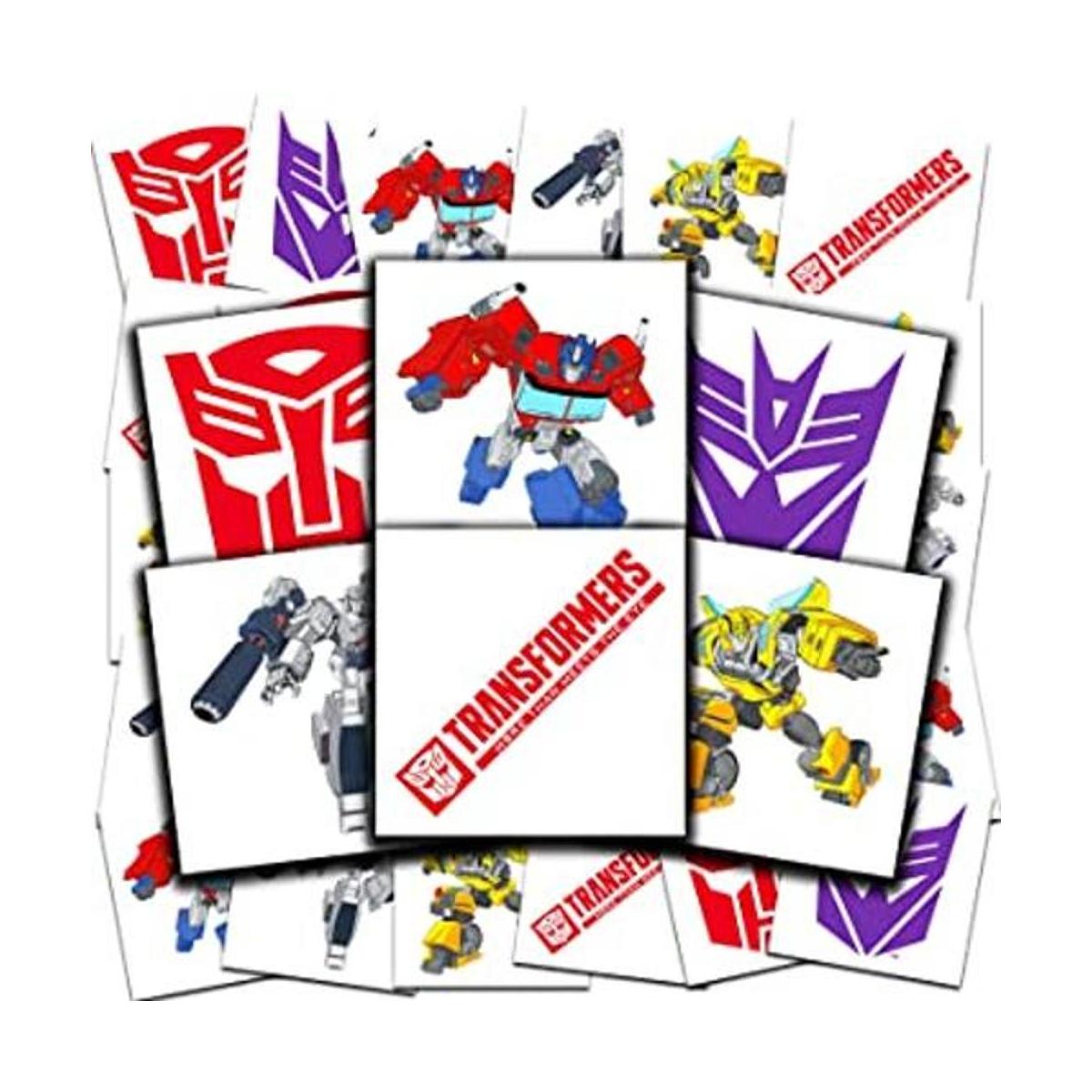 Transformers Tattoos Paquete de recuerdos de fiesta Más