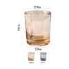 CAWEIN Vaso de cristal 2 unidades para cepillos de_2