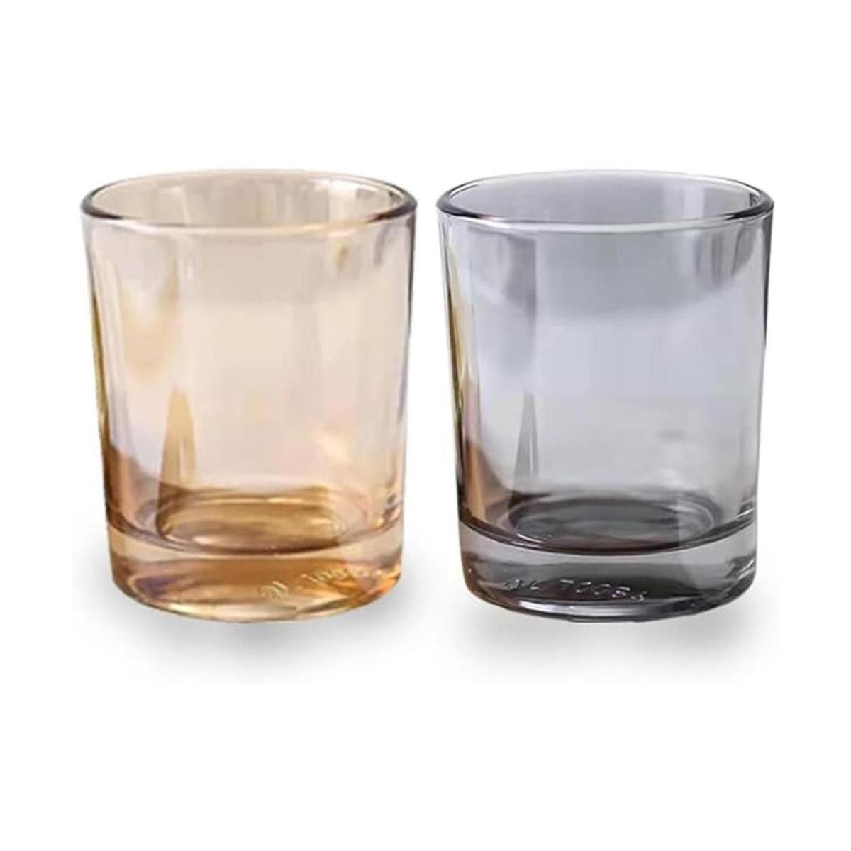 CAWEIN Vaso de cristal 2 unidades para cepillos de