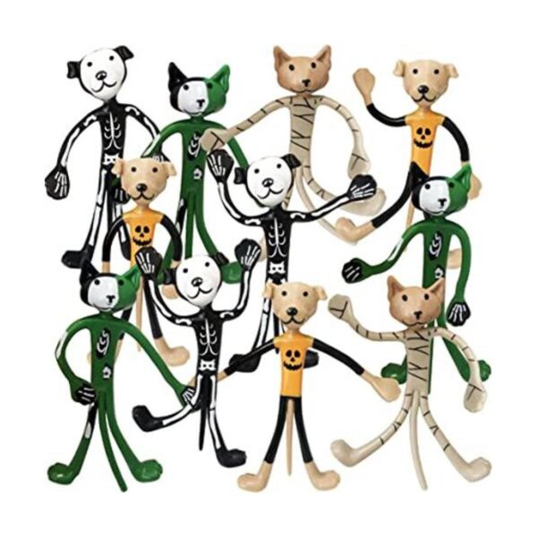 ArtCreativity Figuras flexibles de Halloween juego de 12