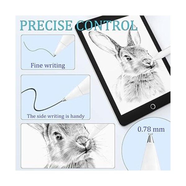 Lápiz realista con punta fina compatible con Apple Pencil_3