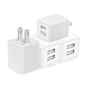 Tiavalmax Cargador de pared USB paquete de 4 unidades de_1