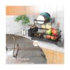 Godboat Dish Drying Rack with Drainboard 2Tier Dish Racks_5