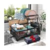 Godboat Dish Drying Rack with Drainboard 2Tier Dish Racks_6