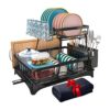 Godboat Dish Drying Rack with Drainboard 2Tier Dish Racks_1
