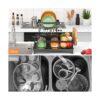 Godboat Dish Drying Rack with Drainboard 2Tier Dish Racks_4