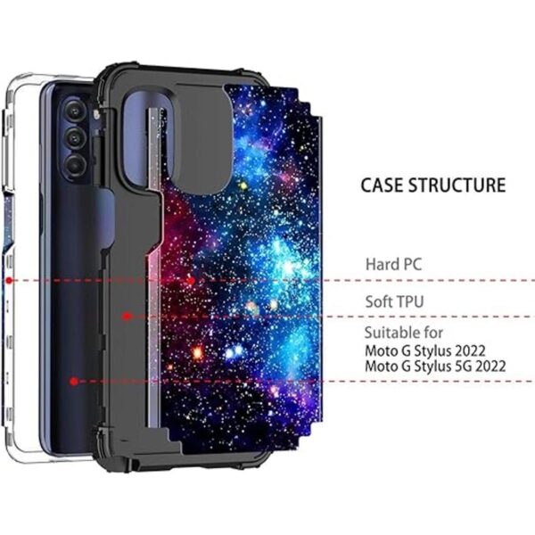 Miqala Funda para Moto G Stylus 2022 5G4G brillante en_2