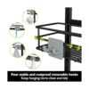 Orimade Organizador de ducha ajustable para colgar sobre_6