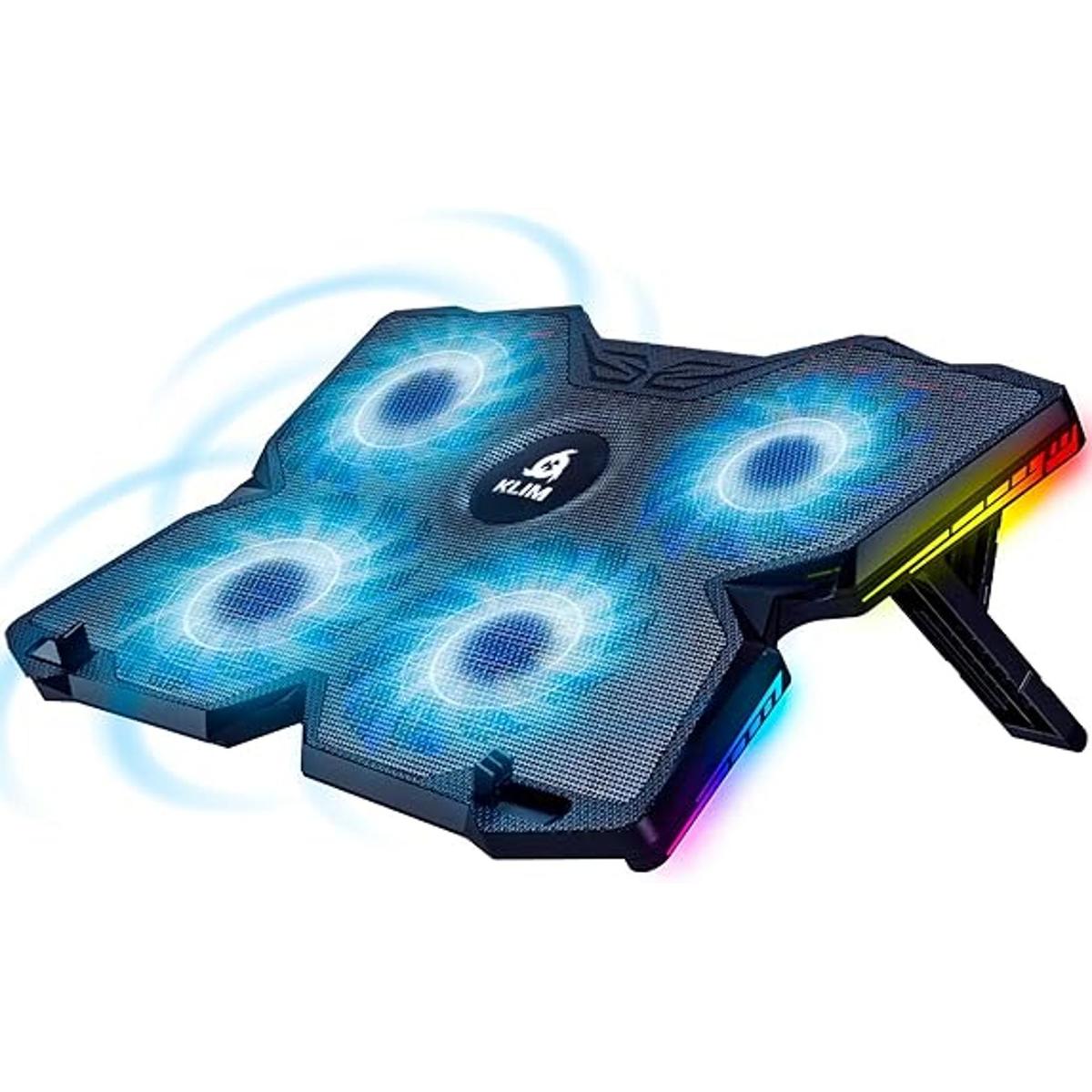 KLIM Almohadilla de refrigeración para laptop Wind RGB