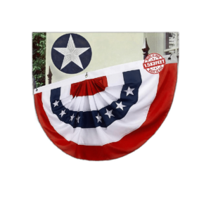 Banderines plisados de bandera americana para exteriores_1