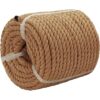 Cuerda de algodón marrón de 38 pulgadas x 100 pies