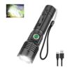 LED XHP50.2 Flashlight Bright 8000 Lumens Tactical