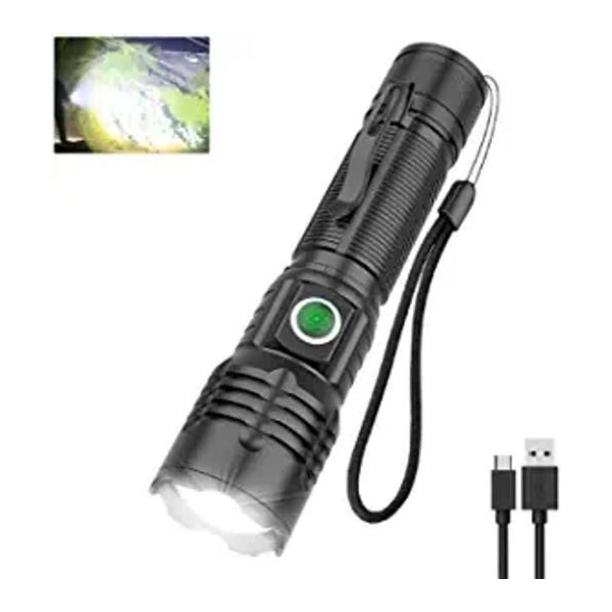 LED XHP50.2 Flashlight Bright 8000 Lumens Tactical