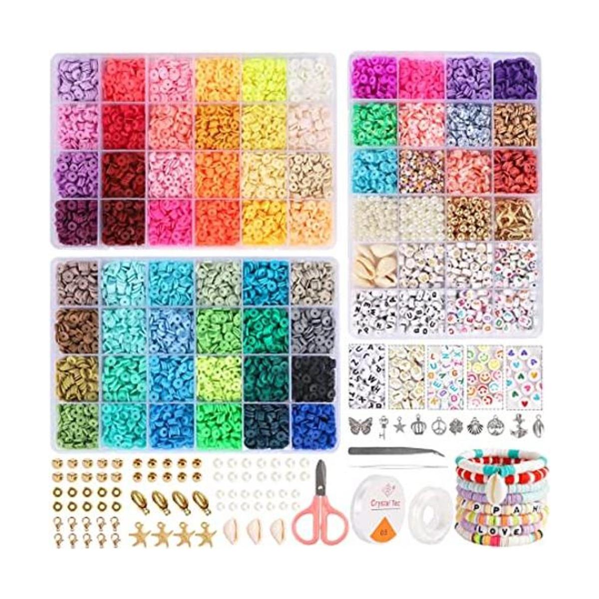 QUEFE 13000 piezas 60 colores cuentas de arcilla para