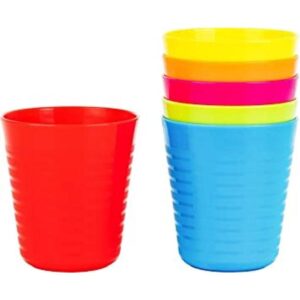 PLASKIDY Vasos de plástico para niños juego de 6 tazas_1