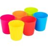 PLASKIDY Vasos de plástico para niños juego de 6 tazas_4