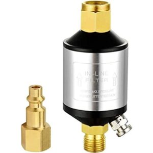 Joywayus Separador de aceite de agua para línea de aire de