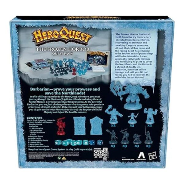 Hasbro Gaming Avalon Hill HeroQuest The Frozen Horror_4