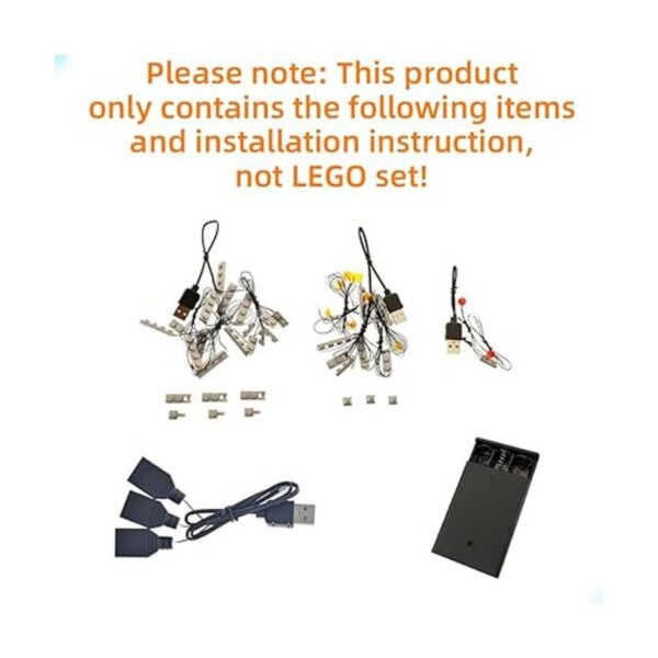 GEAMENT Kit de luz LED compatible con Lego Daily Bugle_3