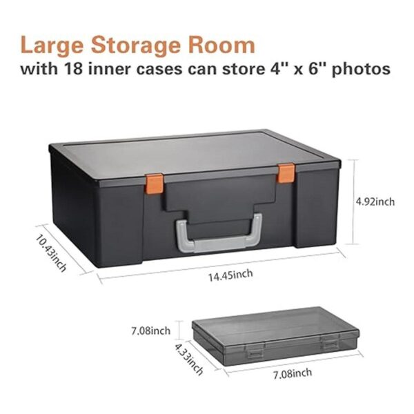 Caja de almacenamiento de fotos de 4 x 6 pulgadas 18_2