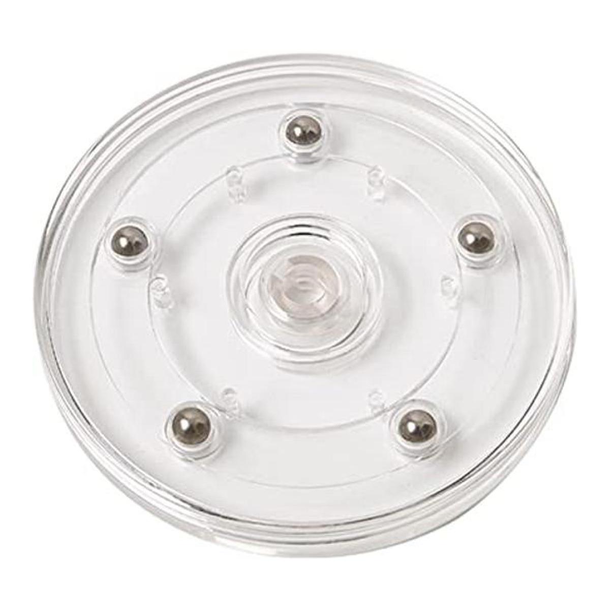 HSTECH Lazy Susan Bandeja giratoria de acrílico de 9