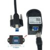 ChenYang CY USB 3.0 Tipo B macho a tipo B hembra cable de