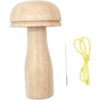 Darning Hushroom precioso darner de hongos de madera