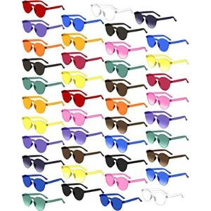42 pares de gafas de sol redondas sin montura para fiestas_1
