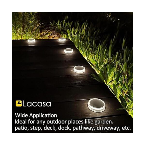 Lacasa Luces solares impermeables para exteriores LED_3