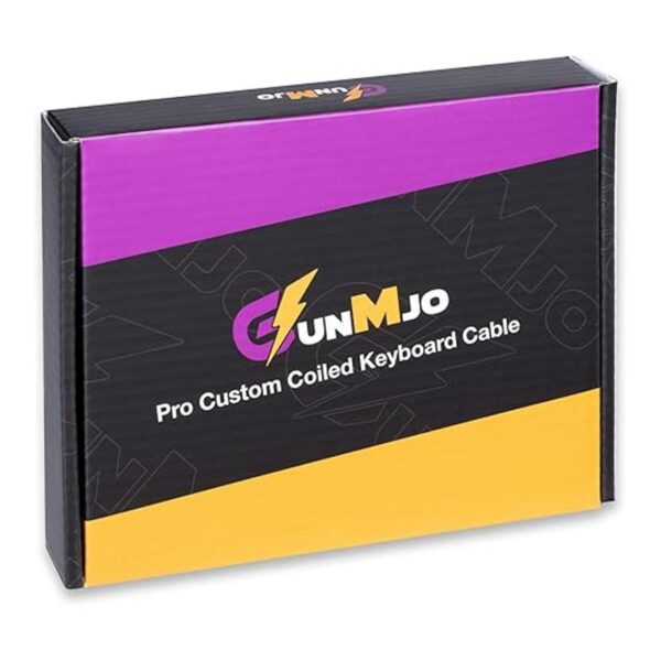 GunMjo Cable USB C personalizado en espiral para teclado_2