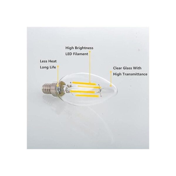Bombillas LED de candelabro de 12 voltios E12 de 40 vatios_3