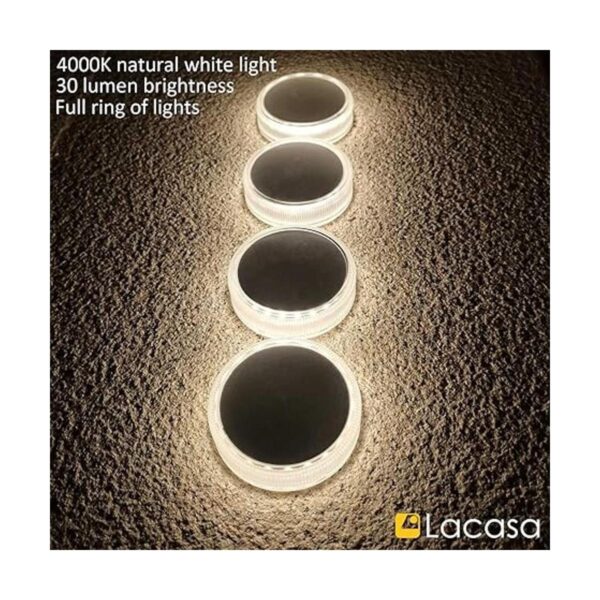 Lacasa Luces solares impermeables para exteriores LED_2
