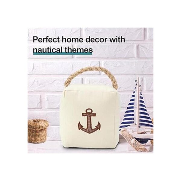 Marwood Tope de puerta de tela decorativo para el hogar y