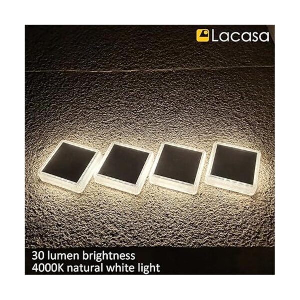 Lacasa Luces solares de cubierta LED impermeables para_2