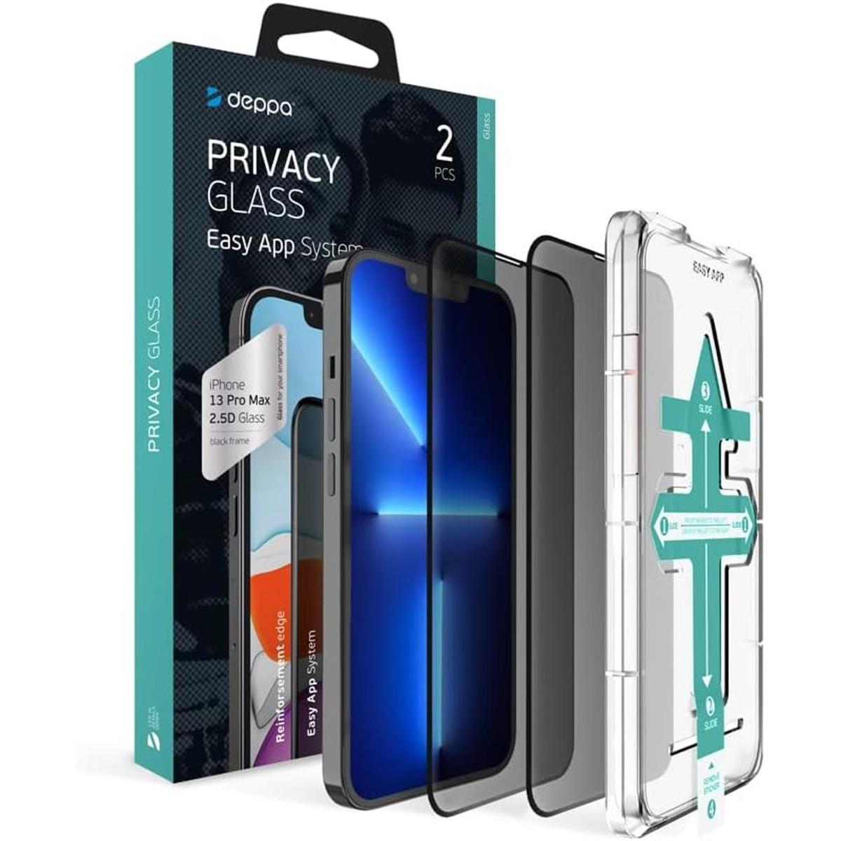 Deppa Paquete de 2 protectores de pantalla de privacidad