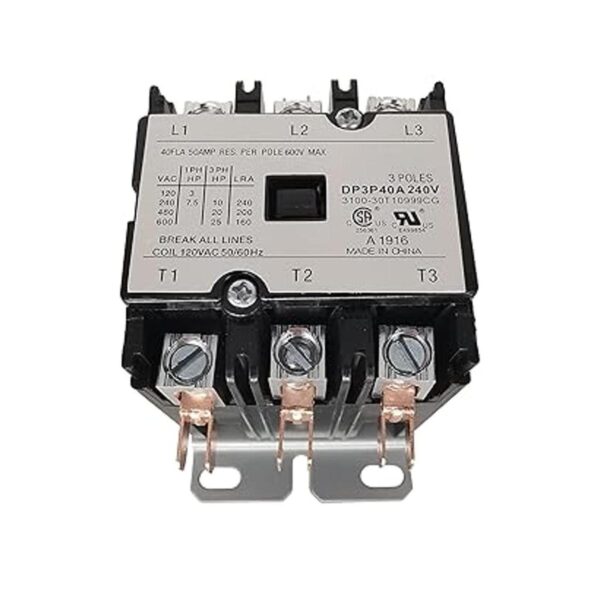 LNKWEL Contactor de aire acondicionado de 3 polos bobina_3