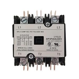 LNKWEL Contactor de aire acondicionado de 3 polos bobina_1