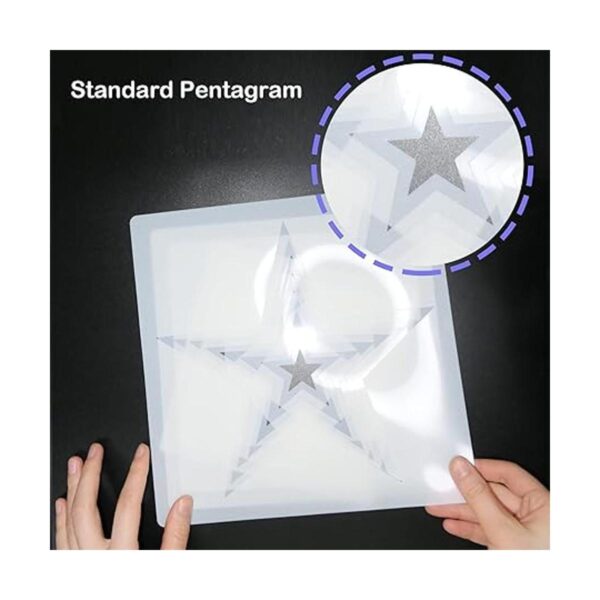 HADDIY Plantillas de estrellas para pintar sobre madera