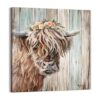 Cuadro de vaca de las tierras altas para decoración de_1