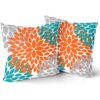 Juego de 2 fundas de almohada decorativas de algodón