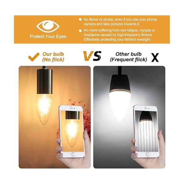 BRIMAX Bombillas LED F15 de 4 W para porche al aire libre_4