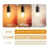 BRIMAX Bombillas LED F15 de 4 W para porche al aire libre_2
