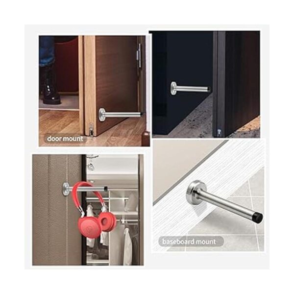Door Stops Long Door Stopper 6 Inch Wall Mount Modern