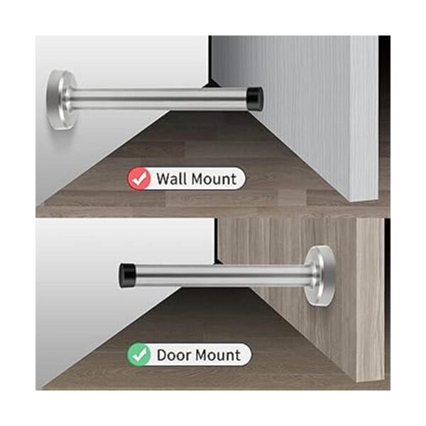 Door Stops Long Door Stopper 6 Inch Wall Mount Modern