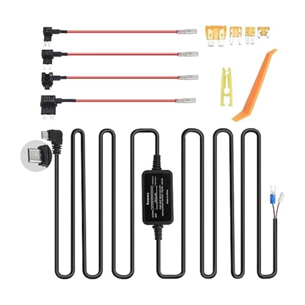 Kit de cable duro para Dash Cam Micro USB cable de_1