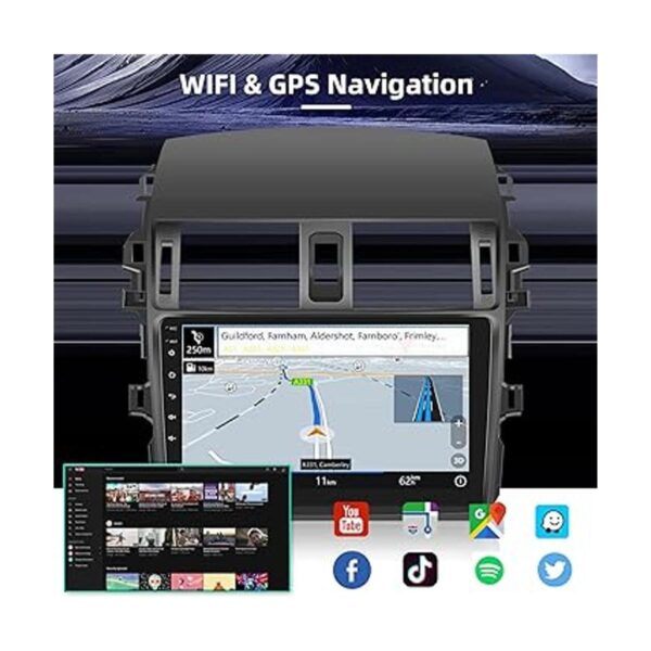 Rimoody Estéreo para automóvil Apple Carplay para Toyota